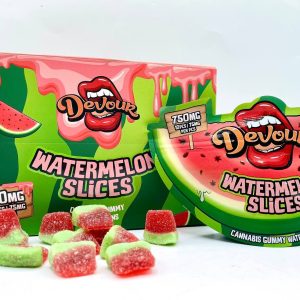DEVOUR WATERMELON SLICES 750MG EDIBLES